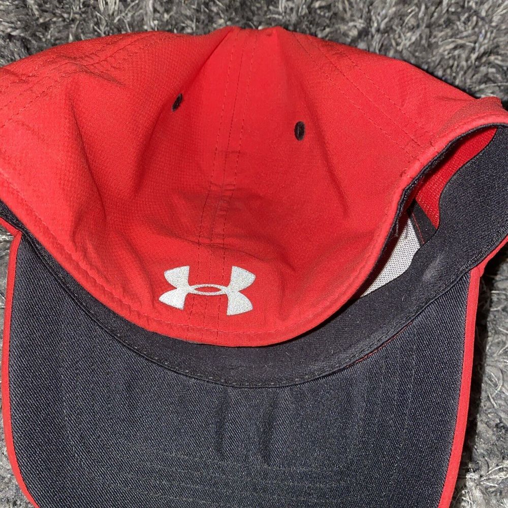 Under Armour Red And Black Hat Size LG/XL - Picture 4 of 5